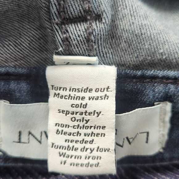 Lane Bryant Cropped Jeans Size 22 Plus Size Cropped Denim with Faded Details - Picture 7 of 8